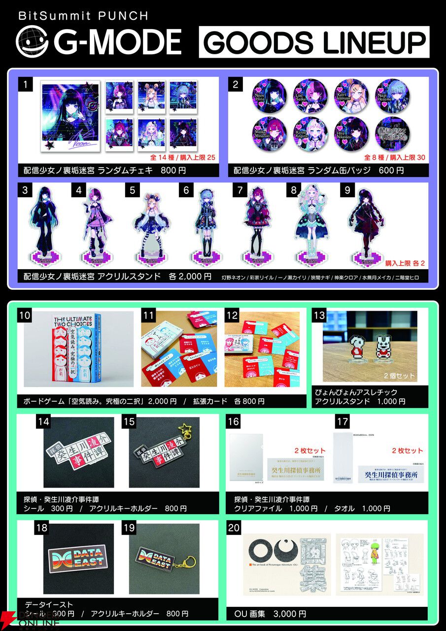 23日に『配信少女ノ裏垢迷宮』灯野ネオン役・有世華望のサイン入りチェキお渡し会を開催！【BitSummit PUNCH：ジー・モードブース】