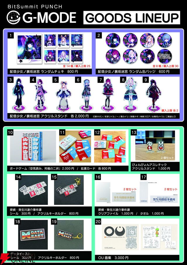 23日に『配信少女ノ裏垢迷宮』灯野ネオン役・有世華望のサイン入りチェキお渡し会を開催！【BitSummit PUNCH：ジー・モードブース】
