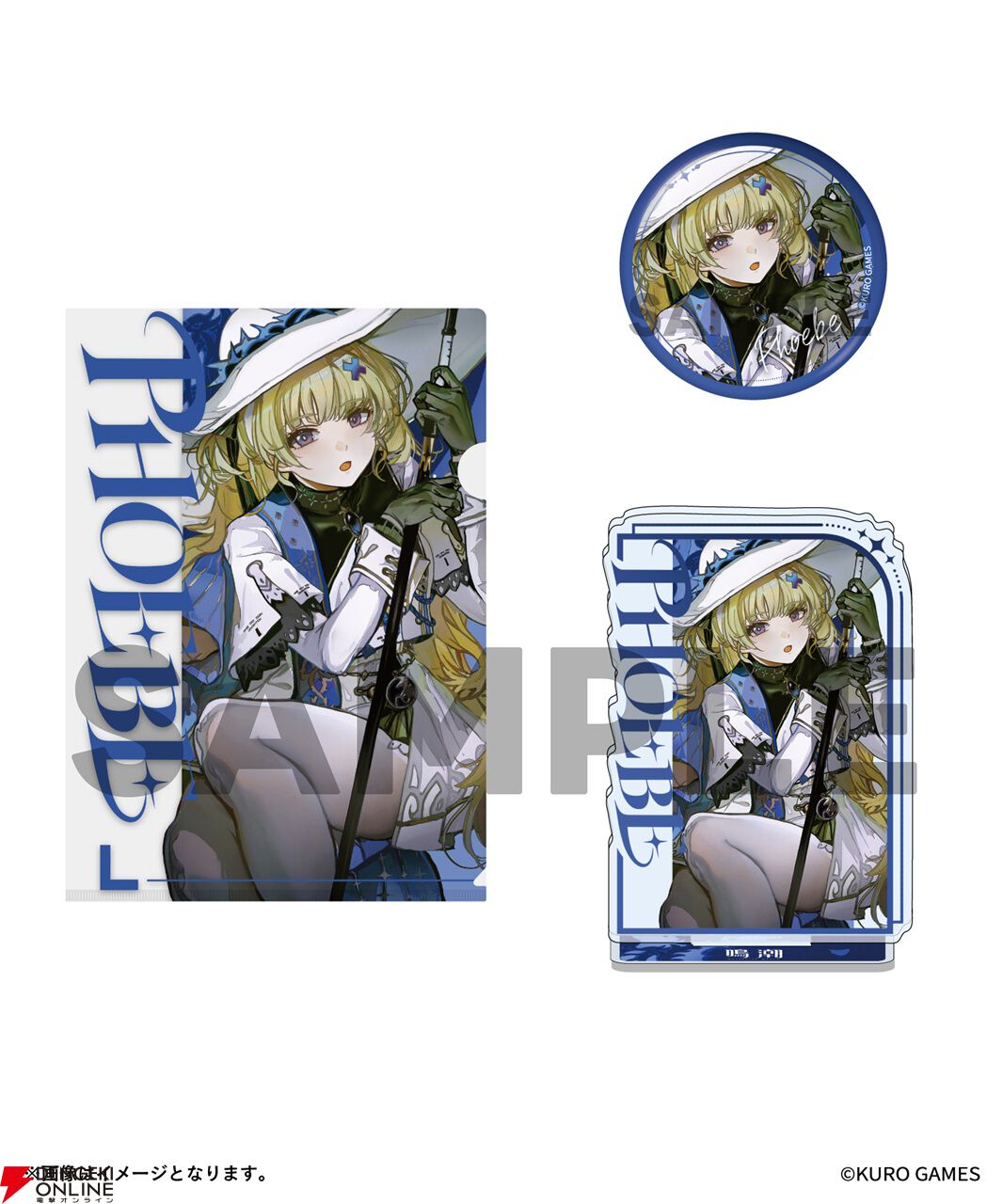 鳴潮』とZOZOTOWNがコラボ。ツバキ、フィービー、長離が描き下ろし