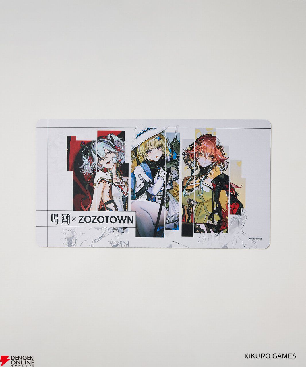 『鳴潮』とZOZOTOWNがコラボ。ツバキ、フィービー、長離が描き下ろしイラストでアパレル&グッズ化