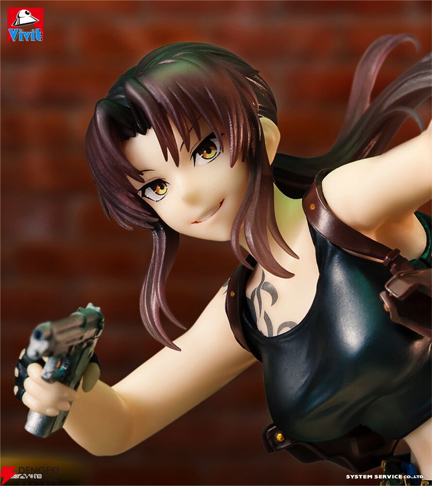 BLACK LAGOON】臨場感抜群の銃撃ポーズの“レヴィ”が《Vivit