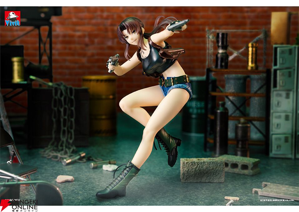 BLACK LAGOON】臨場感抜群の銃撃ポーズの“レヴィ”が《Vivit