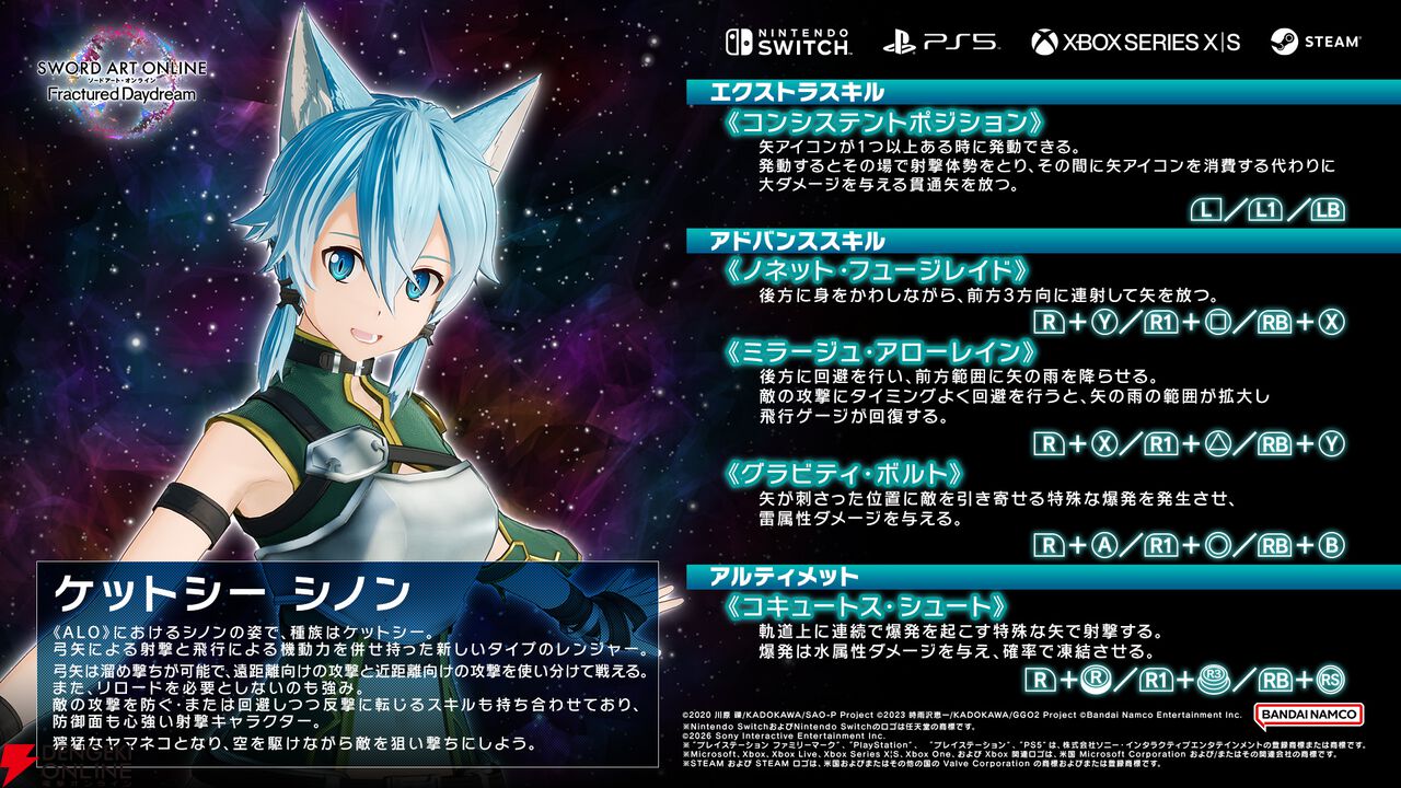 『ソードアート・オンライン フラクチュアード デイドリーム（SAOFD）』