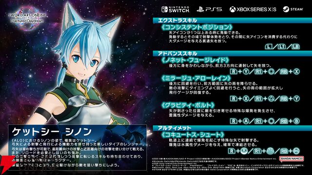 『ソードアート・オンライン フラクチュアード デイドリーム（SAOFD）』