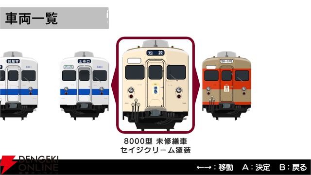 『幕コレ 東武東上線』DLC第2弾《8000型 未修繕車セット》