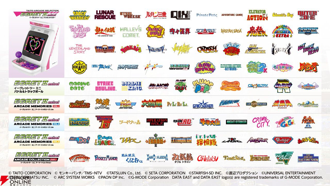 シューティングゲーム系まとめ売り‼️ 近年のタイトーのシューティングゲーム復刻プロジェクトまとめ＋今後の