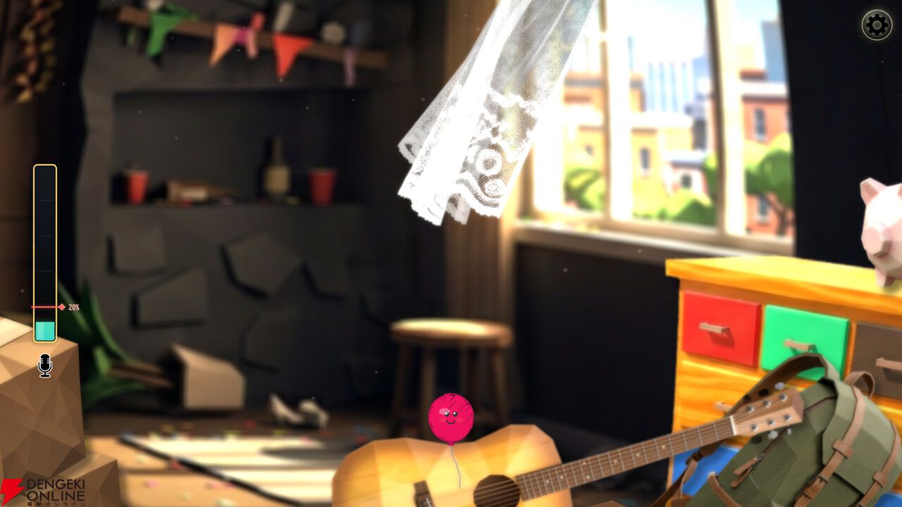 マイクに息をフーっとして風船を導く高難度登りアクション『Fu-Fu-Chan way up！』体験版が公開
