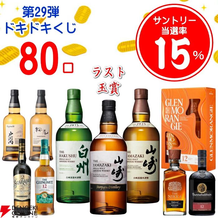 画像1/4＞最後の1口は山崎2025が確定。山崎NV、白州NVも10％以上の確率