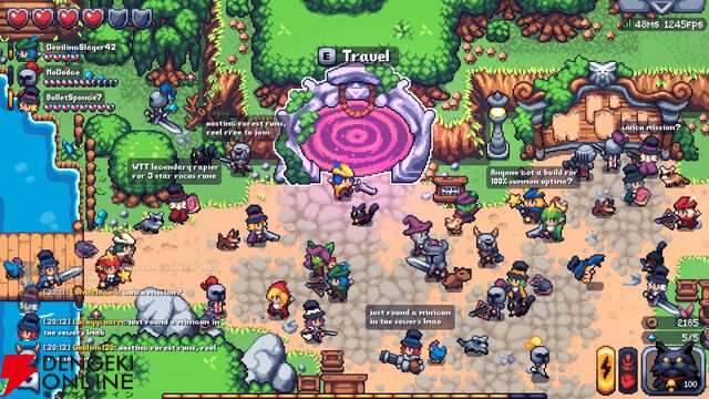弾幕シューティング×マルチプレイRPG『Runeward Online』発表。基本プレイ無料で楽しめる