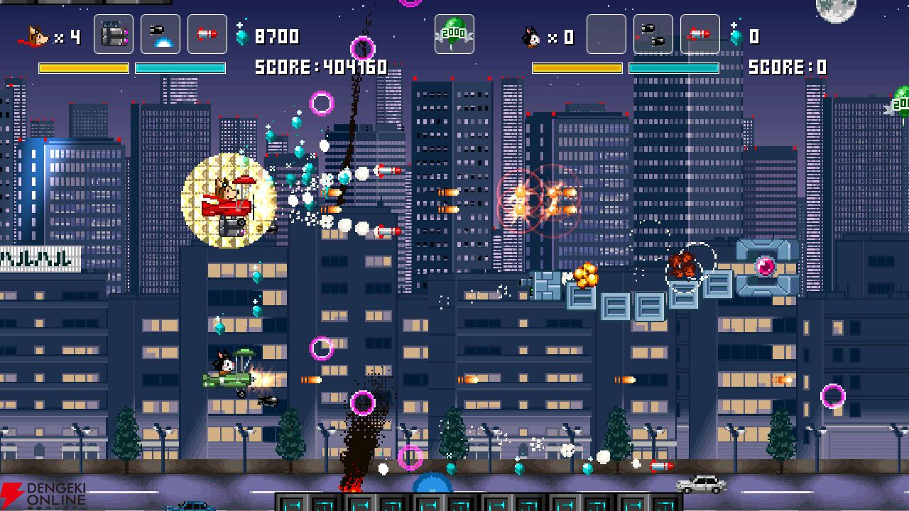 電撃インディー大賞シューティング部門1位のピクセルが開発するSTG『ホーギーヒュー』がSwitchで10/22発売