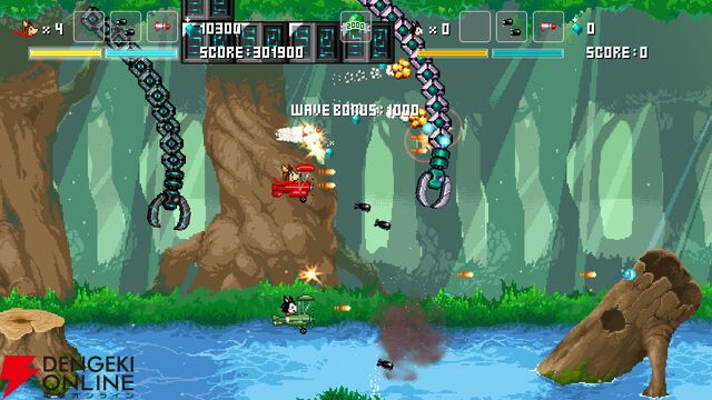 電撃インディー大賞シューティング部門1位のピクセルが開発するSTG『ホーギーヒュー』がSwitchで10/22発売