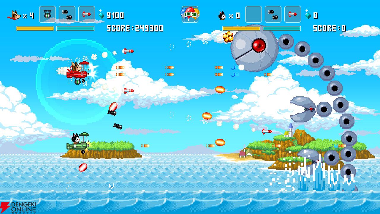 電撃インディー大賞シューティング部門1位のピクセルが開発するSTG『ホーギーヒュー』がSwitchで10/22発売
