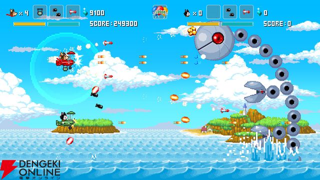 電撃インディー大賞シューティング部門1位のピクセルが開発するSTG『ホーギーヒュー』がSwitchで10/22発売
