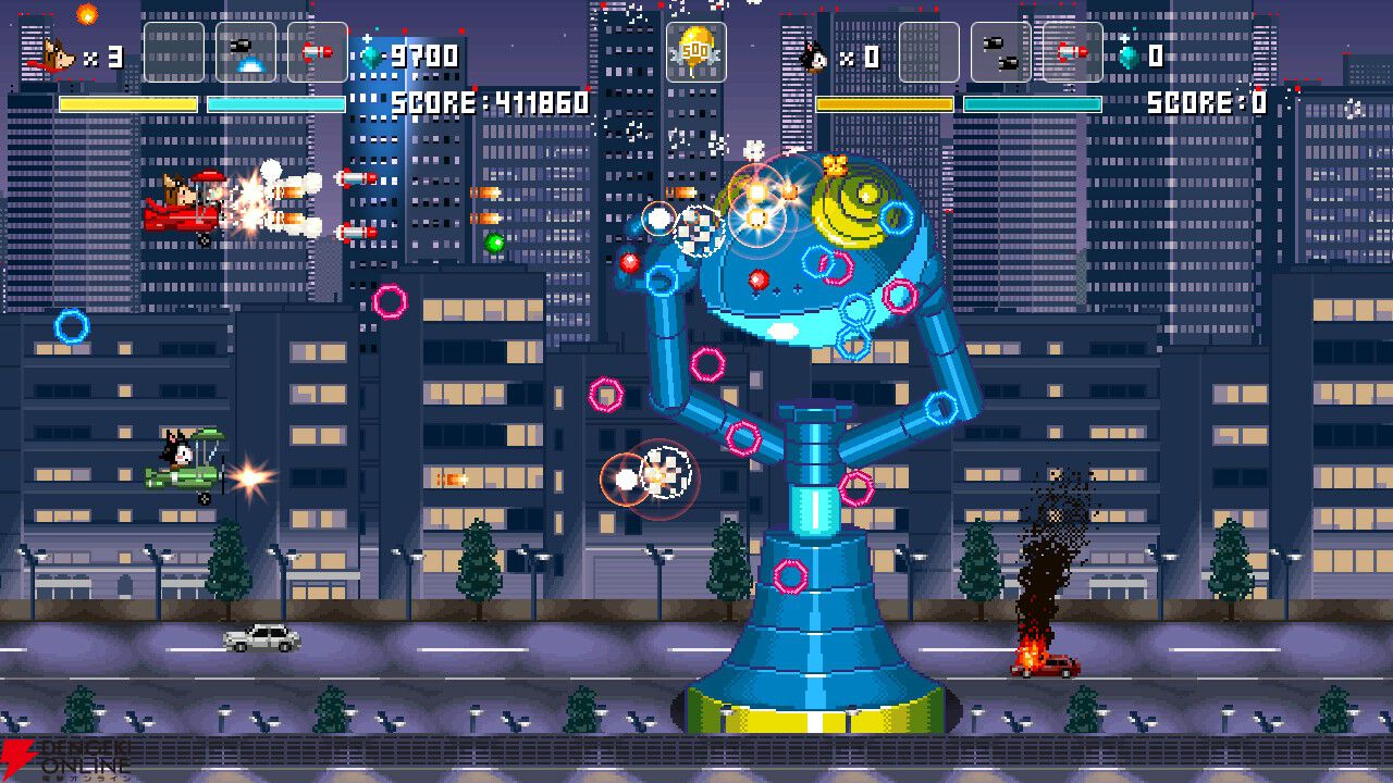 電撃インディー大賞シューティング部門1位のピクセルが開発するSTG『ホーギーヒュー』がSwitchで10/22発売