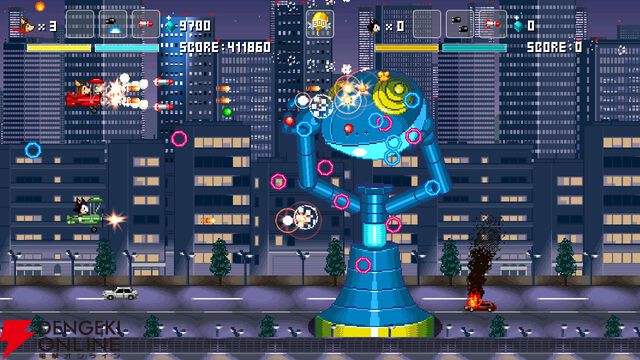 電撃インディー大賞シューティング部門1位のピクセルが開発するSTG『ホーギーヒュー』がSwitchで10/22発売