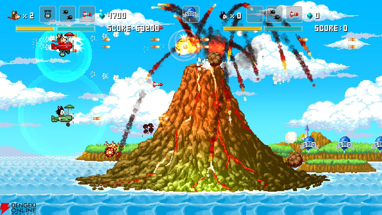電撃インディー大賞シューティング部門1位のピクセルが開発するSTG『ホーギーヒュー』がSwitchで10/22発売