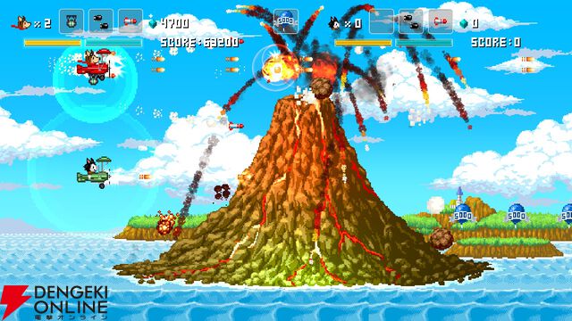 電撃インディー大賞シューティング部門1位のピクセルが開発するSTG『ホーギーヒュー』がSwitchで10/22発売