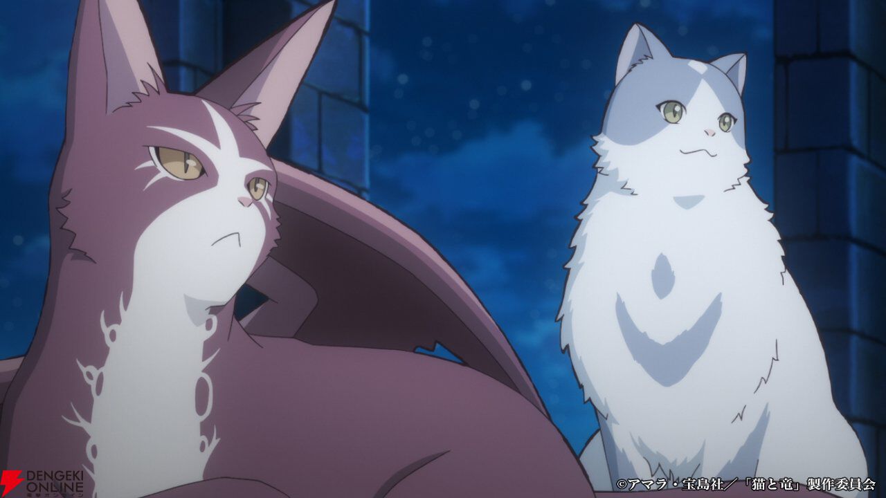 夏アニメ『猫と竜』7/4放送開始。猫竜と人間の関わりが伝わる第1弾PVで葉猫、王子、国王のボイスも解禁