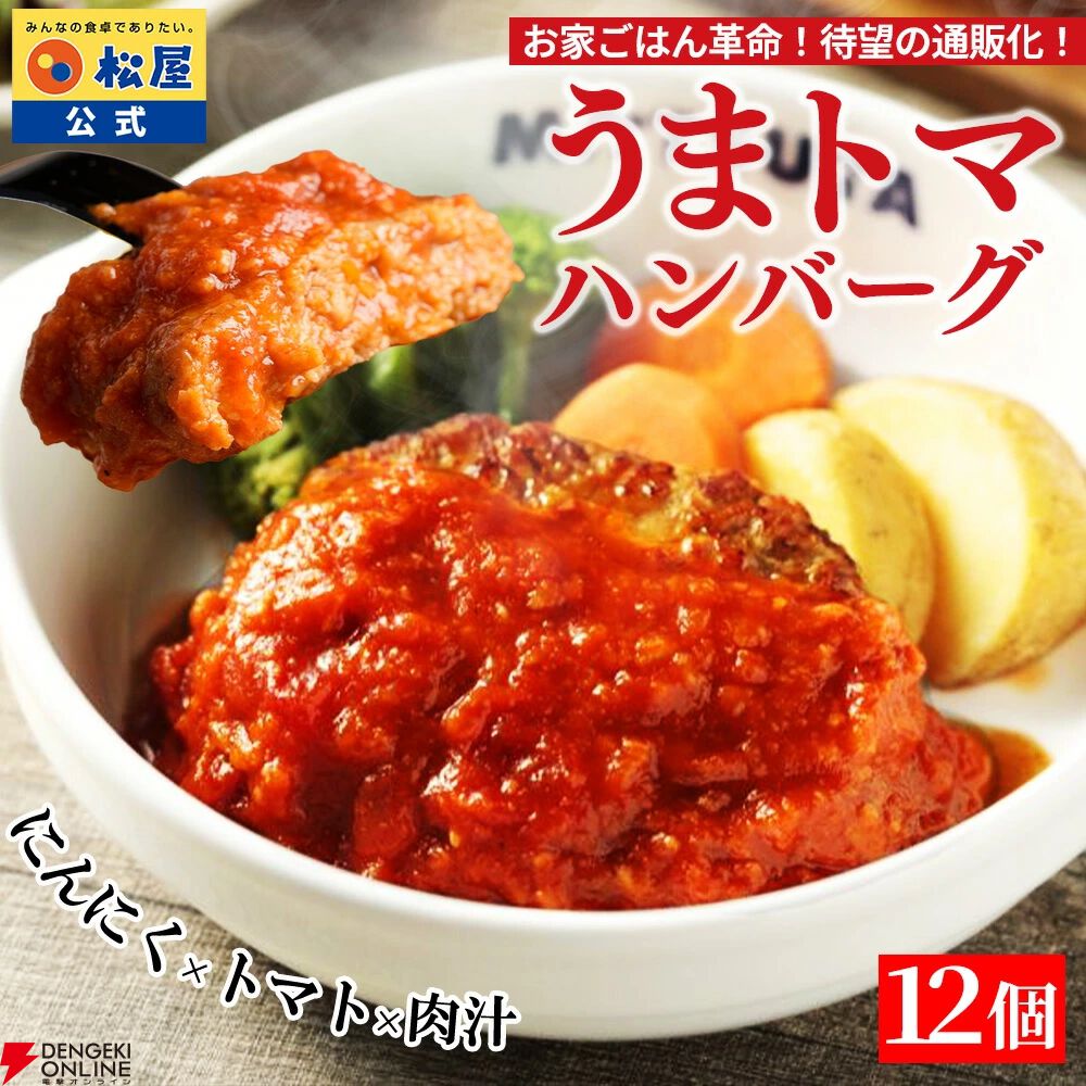 『うまトマハンバーグ12食』