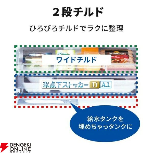 三菱3ドア365L冷蔵庫『MR-CX37M-W』