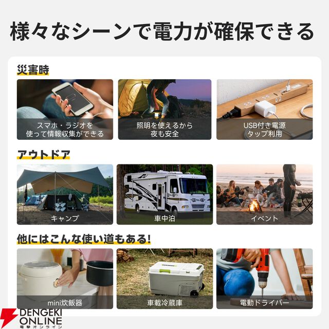 『TOGOPOWER ポータブル電源 605Wh ソーラーパネルセット』
