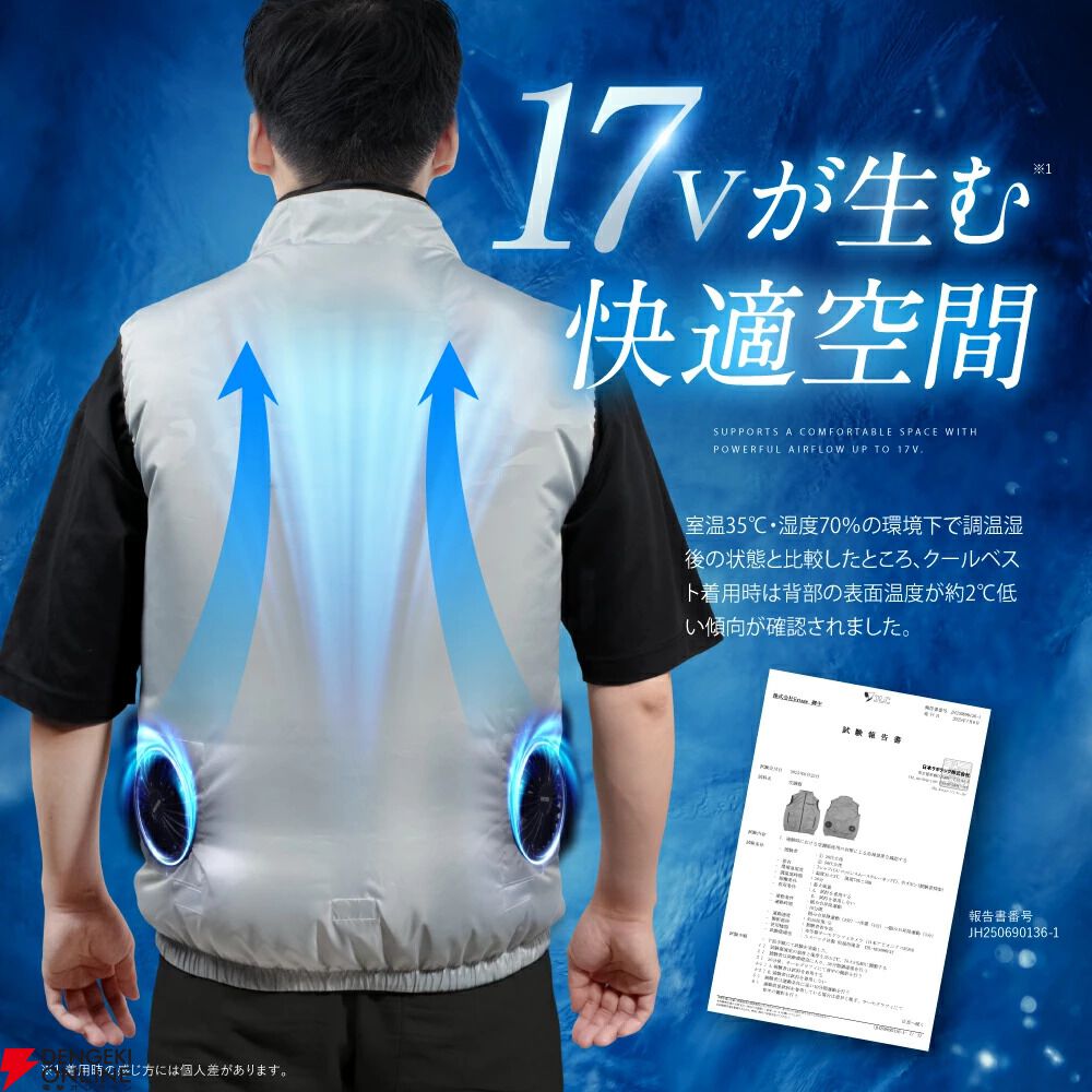 【猛暑対策】アウトドアや野外イベントにおすすめのファン付きべストが52％オフ【楽天スーパーセール】