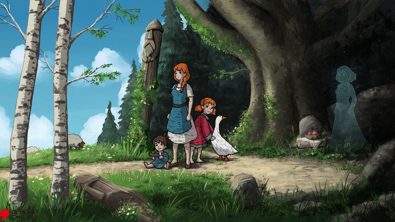 キャラが実際の刺繍で表現される2Dアクション『Scarlet Deer Inn』7/22配信。ごく普通の母親による冒険譚