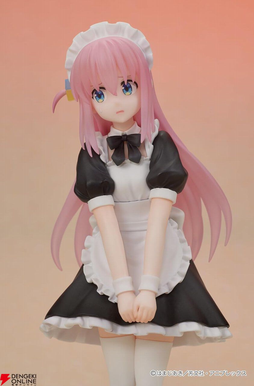 『ぼっち・ざ・ろっく！』 メイド服ぼっちちゃんがお手頃価格でフィギュア化。らしさあふれる陰キャな表情を完全再現