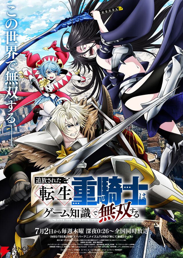 『追放された転生重騎士はゲーム知識で無双する』