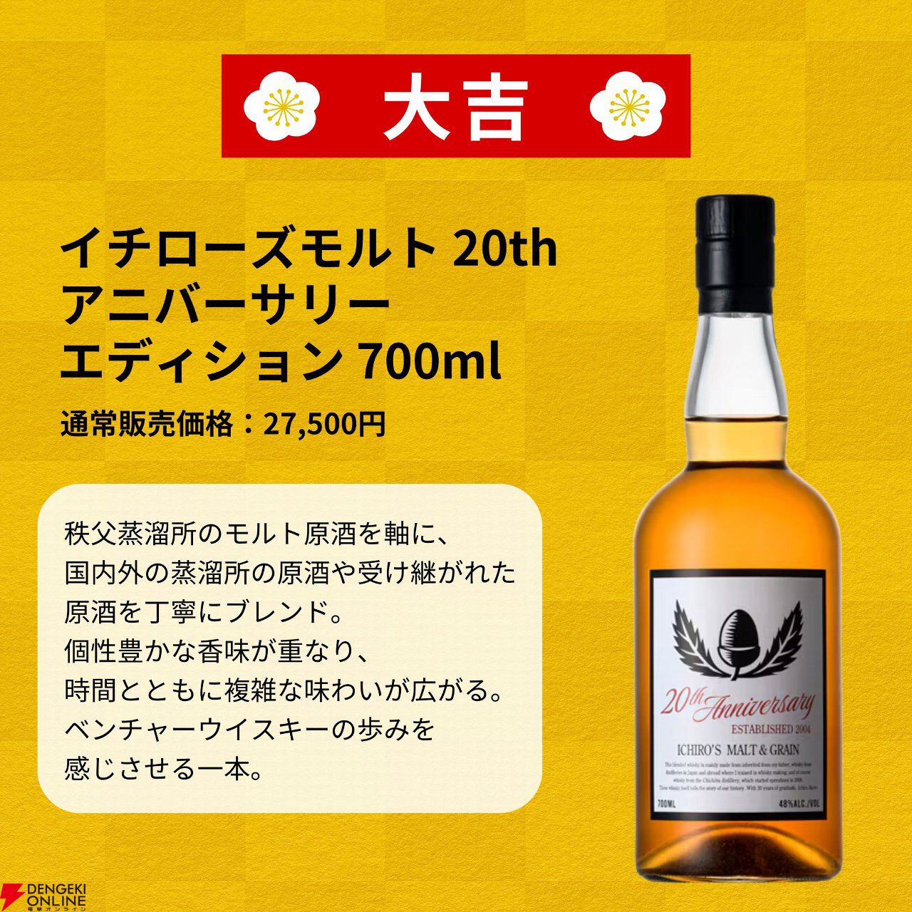 ザ・ニッカ リミテッド2025を5,980円で狙えるウイスキーくじ『夏待ち開運みくじ 第1弾』が販売開始