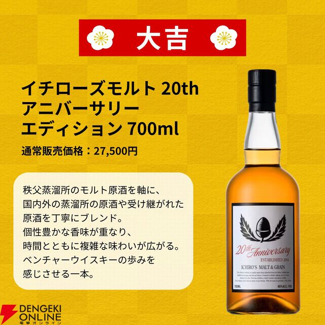 ザ・ニッカ リミテッド2025を5,980円で狙えるウイスキーくじ『夏待ち開運みくじ 第1弾』が販売開始