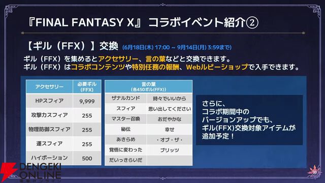 『FF10』×『オクトラ大陸の覇者』コラボが6/18から開催。ティーダ、ユウナ、アーロンが参戦、いずれか1体は無料で入手可能。オリジナルストーリーも必見