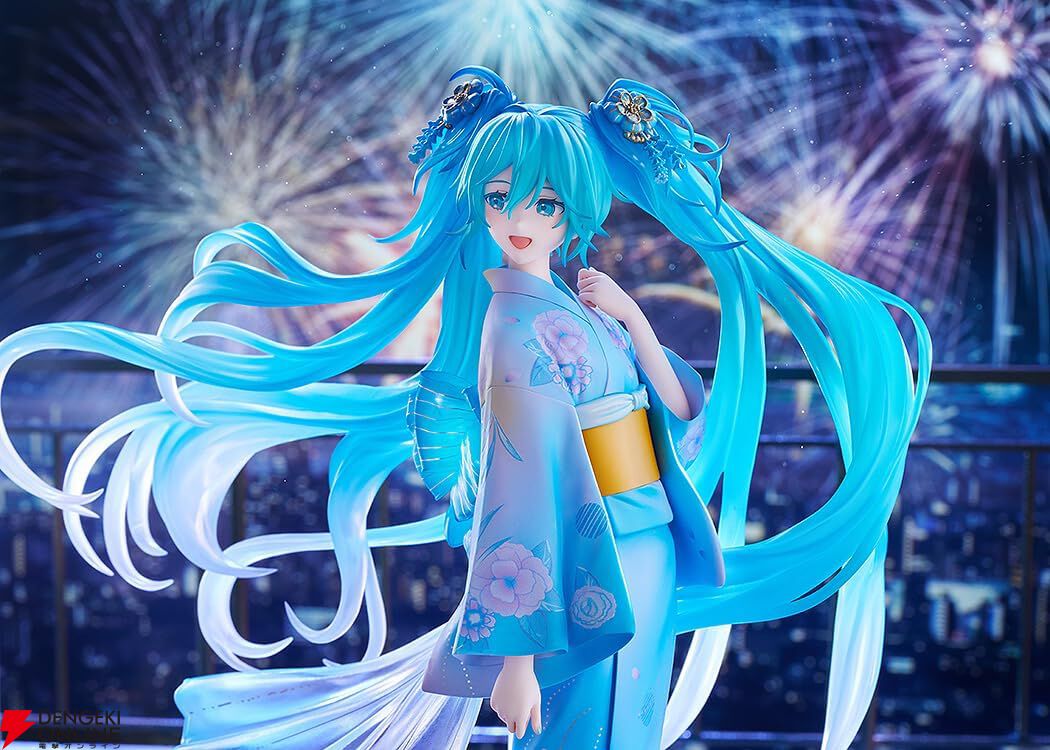 【初音ミク】浴衣姿とツインテ＆帯のクリアパーツが幻想的。“キャラクター・ボーカル・シリーズ01”フィギュア新作予約開始