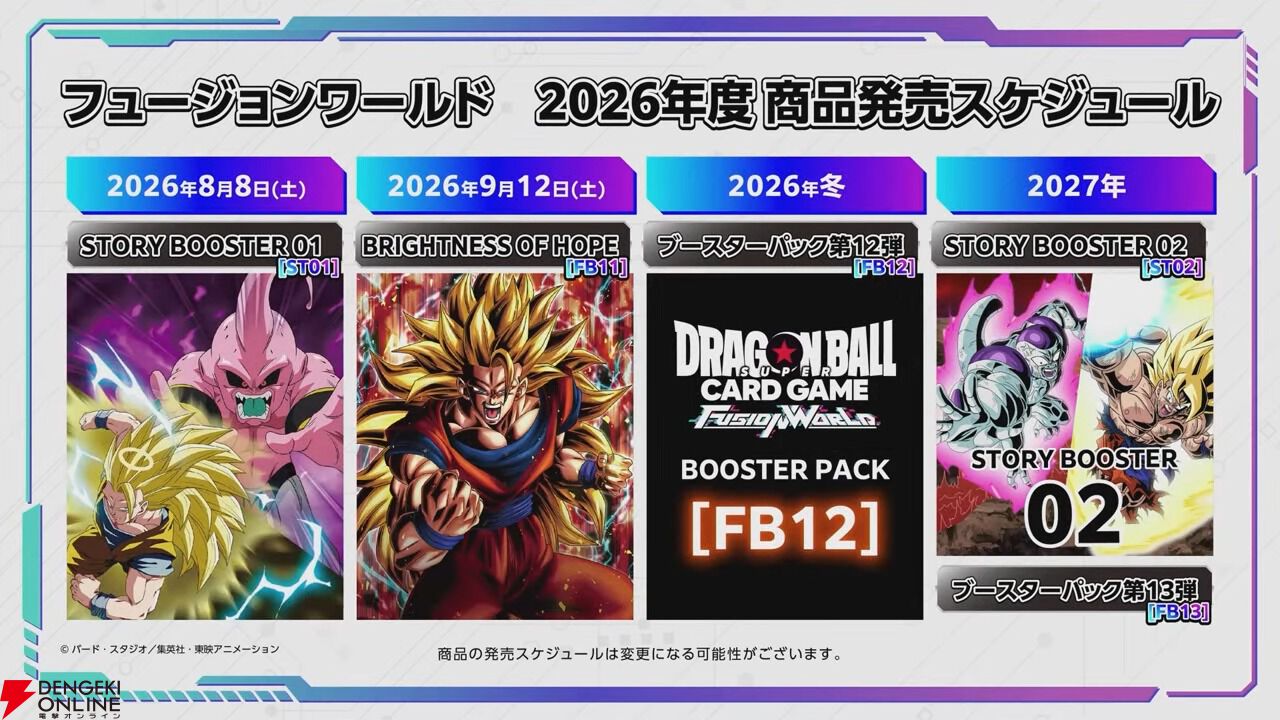 ドラゴンボールFW】STORY BOOSTER 01［ST01］収録カードが解禁