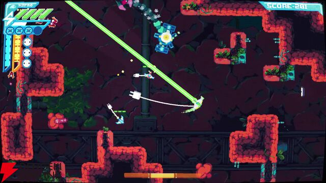 コンセントを挿せば超火力だが“ケーブルの長さ”しか動けない!? 斬新すぎる宇宙STG『HYPERWIRED』体験版が配信
