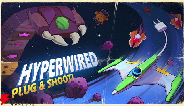 コンセントを挿せば超火力だが“ケーブルの長さ”しか動けない!? 斬新すぎる宇宙STG『HYPERWIRED』体験版が配信