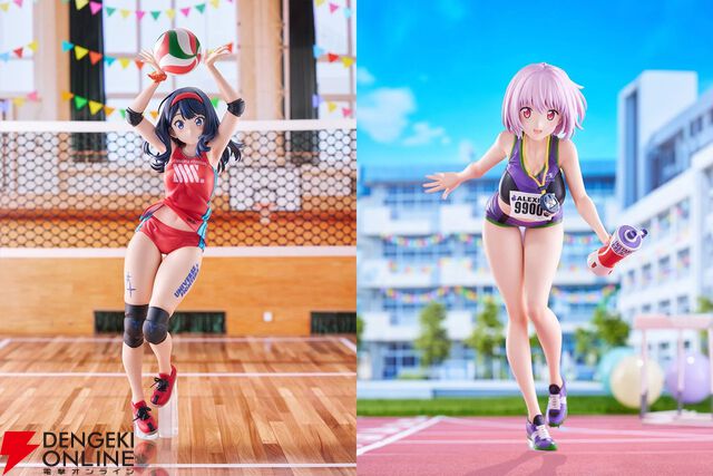 『グリッドマン ユニバース』健康的なボディラインに釘付け。六花とアカネのバレー＆陸上ウェア姿フィギュアが予約開始