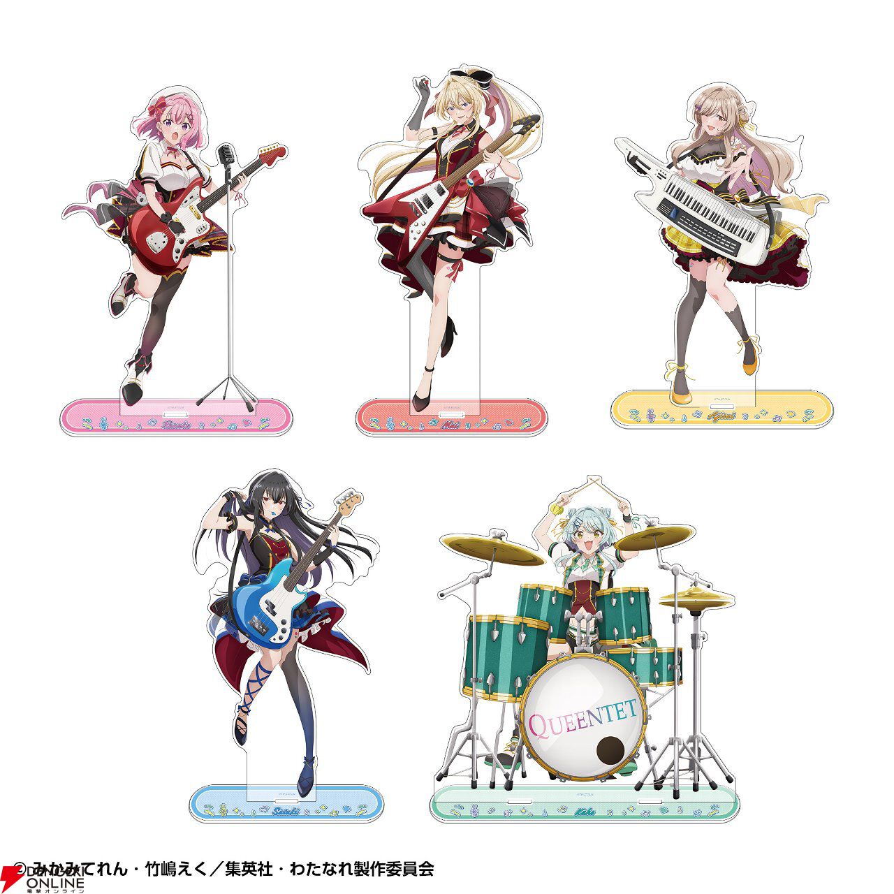 『わたなれ』カラオケとコラボなんてムリムリ！（※ムリじゃなかった!?）まねきネコにクインテットがバンドスタイルのステージ衣装で降臨