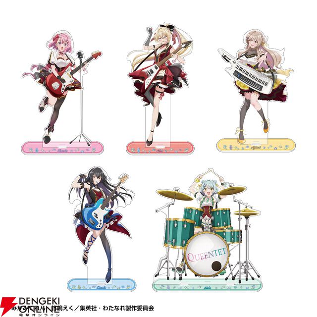 『わたなれ』カラオケとコラボなんてムリムリ！（※ムリじゃなかった!?）まねきネコにクインテットがバンドスタイルのステージ衣装で降臨