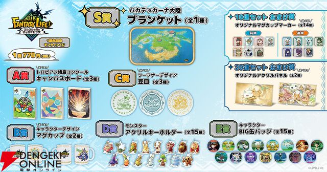 『ファンタジーライフｉ グルグルの竜と時をぬすむ少女』1周年記念オンラインくじ