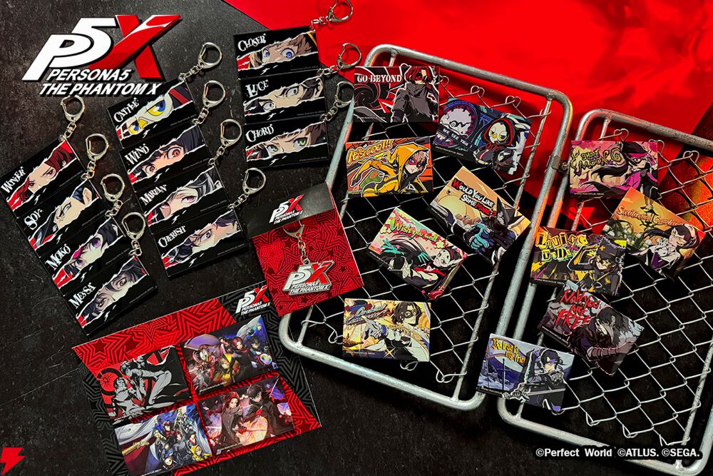 ペルソナ5: The Phantom X』主人公たちのぬいぐるみキーホルダーや