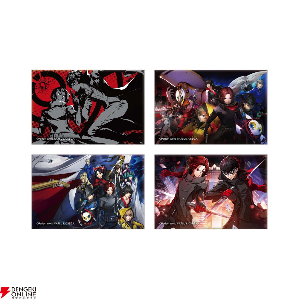ペルソナ5: The Phantom X』主人公たちのぬいぐるみキーホルダーや