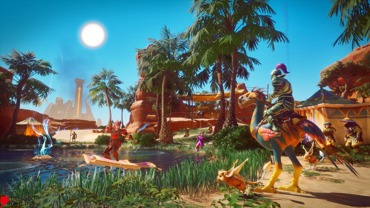 【日本語対応】サバイバルクラフト『ルーンスケープ：ドラゴンワイルズ』新エリア“アンブラル砂漠”が実装。9/15に正式リリース