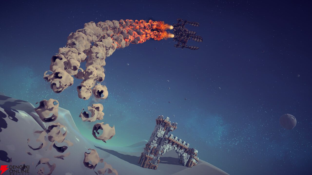 攻城兵器で宇宙へ飛び立て！“圧倒的に好評”の名作物理演算ゲーム『Besiege』史上最大のDLCが配信