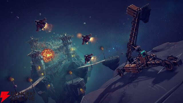 攻城兵器で宇宙へ飛び立て！“圧倒的に好評”の名作物理演算ゲーム『Besiege』史上最大のDLCが配信