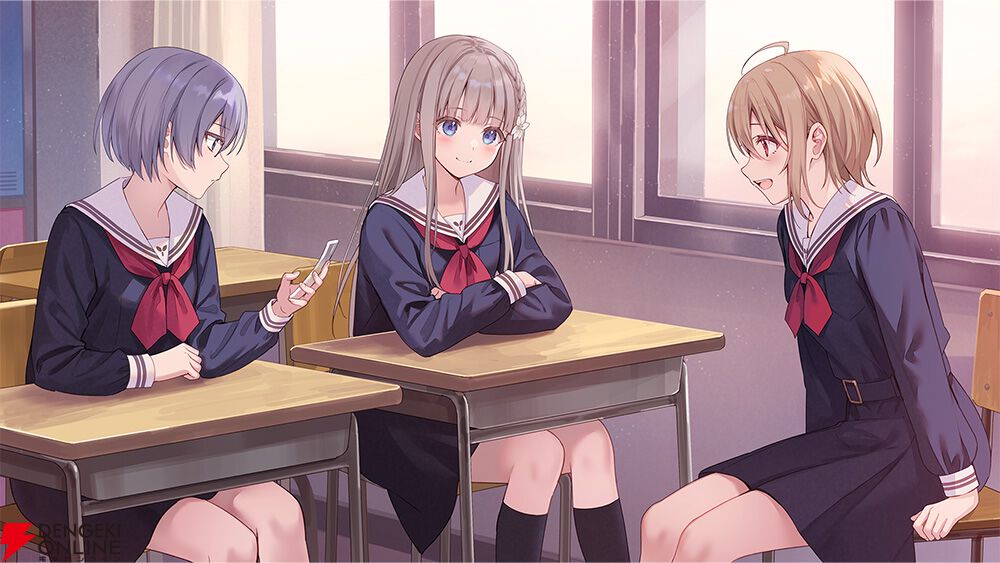 百合ゲーム『早咲きのくろゆり』新規シナリオを収録したSwitch版が発売