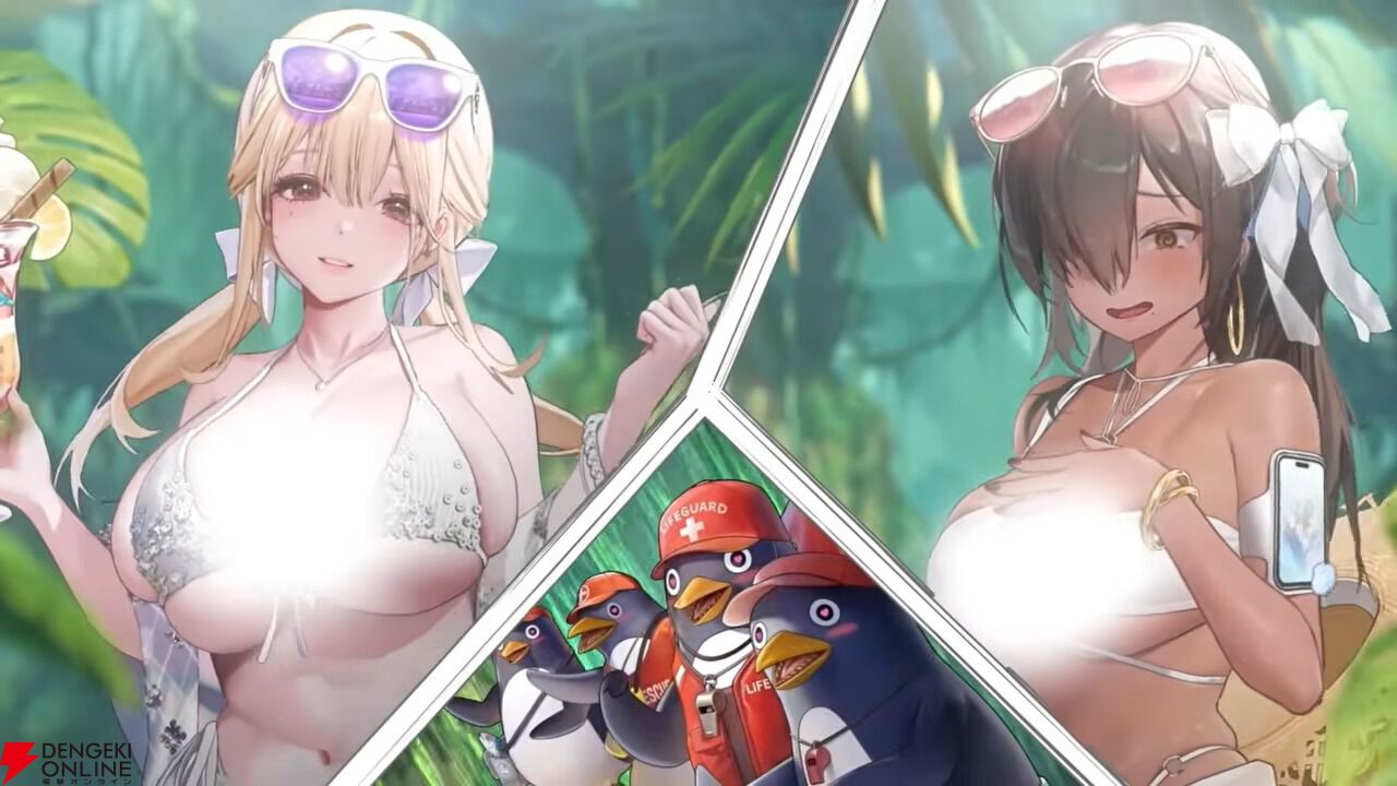 あ*か様 【勝利の女神NIKKE】ティア 水着「シー・リジー」コスプレ衣装＋ウィ NIKKE』リトルマーメイド、ティア＆ナガの水着コスチュームが実装決定