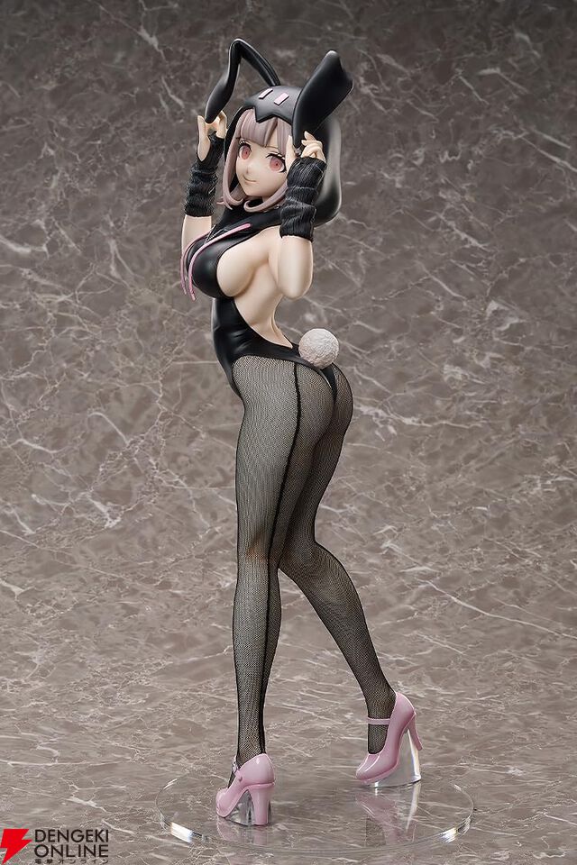 『スーパーダンガンロンパ2』七海千秋がドでかい1/3スケール、全高約59.5cmでフィギュア化。いろんなところをじっくり見たくなるバニー衣装も魅力