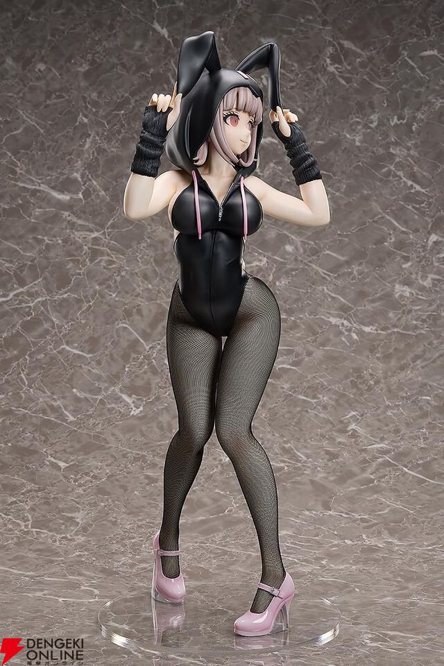 『スーパーダンガンロンパ2』七海千秋がドでかい1/3スケール、全高約59.5cmでフィギュア化。いろんなところをじっくり見たくなるバニー衣装も魅力