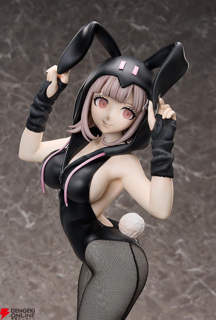 『スーパーダンガンロンパ2』七海千秋がドでかい1/3スケール、全高約59.5cmでフィギュア化。いろんなところをじっくり見たくなるバニー衣装も魅力